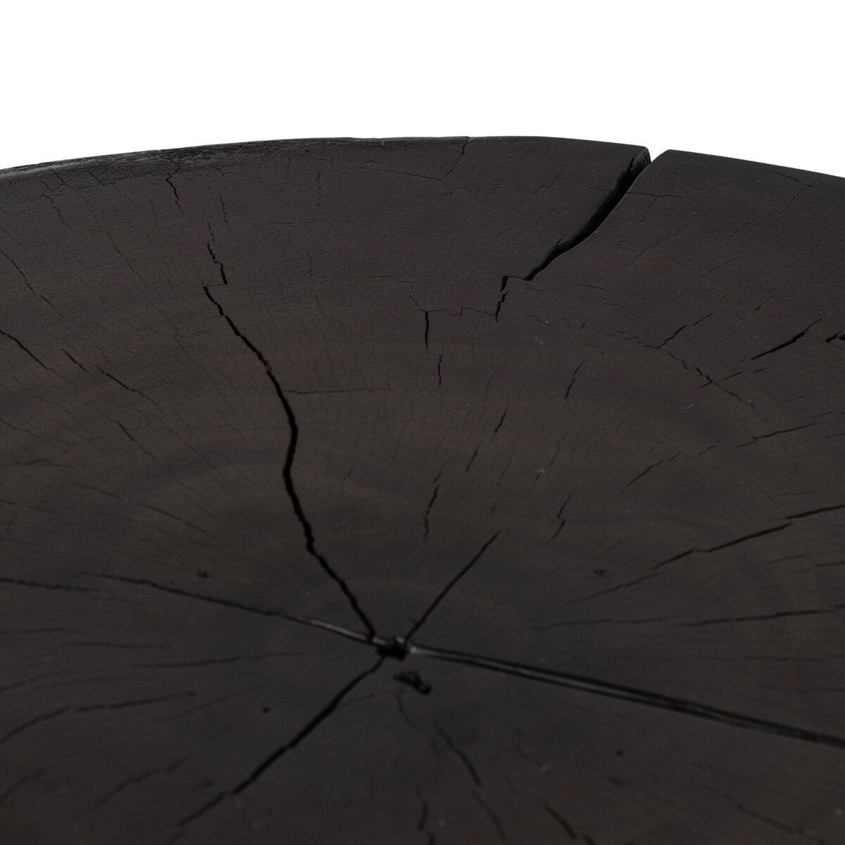 Tino End Table Rubbed Black 18.25&quot;w x 18.25&quot;d x 20.25&quot;h