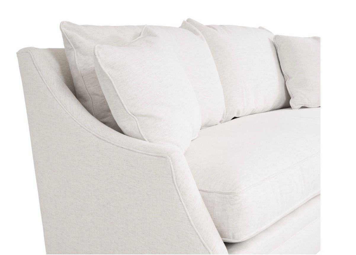 Kara Sofa (Bench Cushion)-102-CR-19 -Gracious Living  90L x 39D x 40H  (Z)
