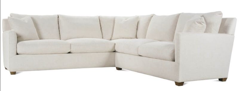 Quick Ship ! LILAH 2 PC SECTIONAL - 105CR-43-Latte=106&quot;x110&quot;x40 D x 38&quot; H