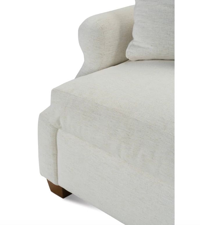 Bristol Sofa Nomad Snow (102CR-19)  98W 46D 35H- Carob Finish - Nomad Snow (102CR-19)