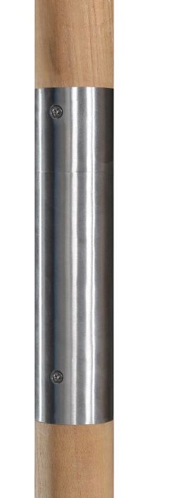 Outdoor Round Umbrella Arashi Black w Stand 118W x 118D x 102H