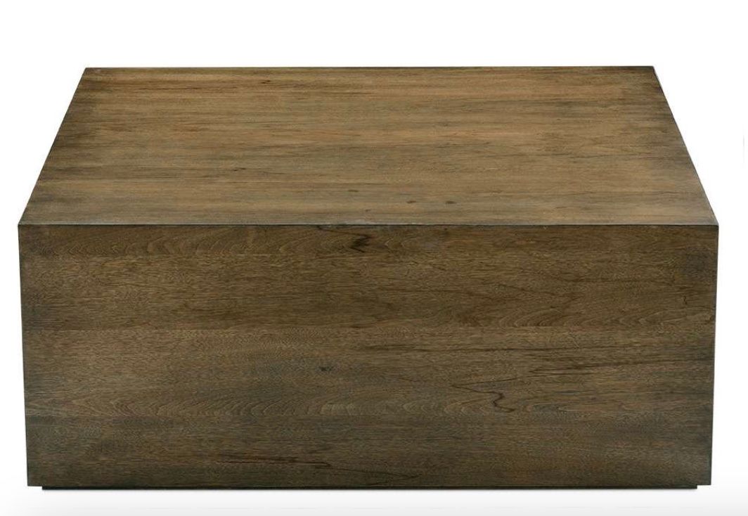 Neval side rectangle end table clove Length: 39&quot; Depth: 12&quot; Height: 16&quot;