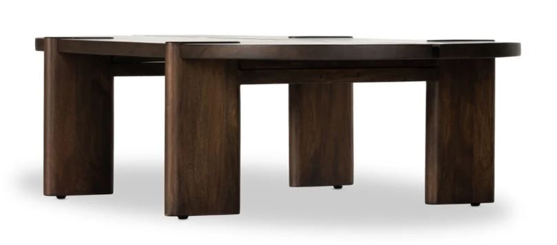 Ridge Coffee Table Brown 67 x 37.5 x 17