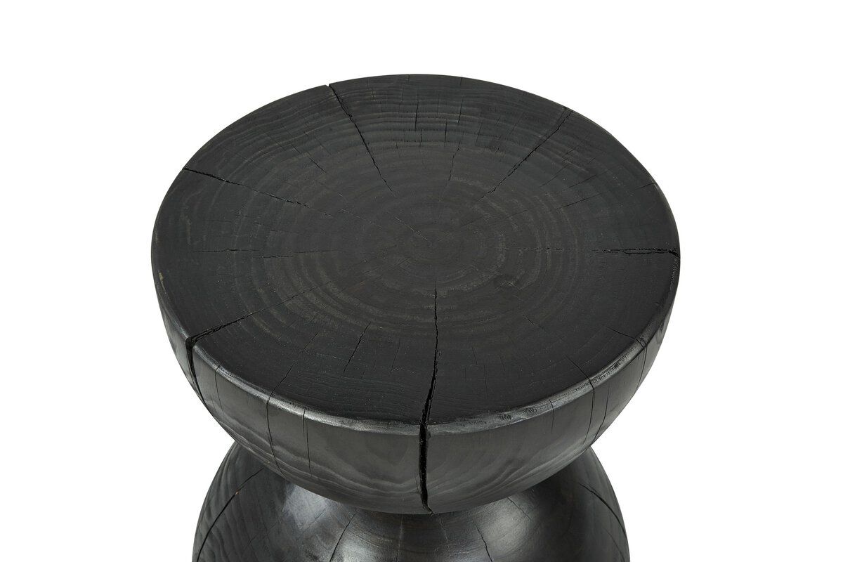 Aliza End Table Black Pine 15.50&quot;w x 15.50&quot;d x 17.00&quot;h