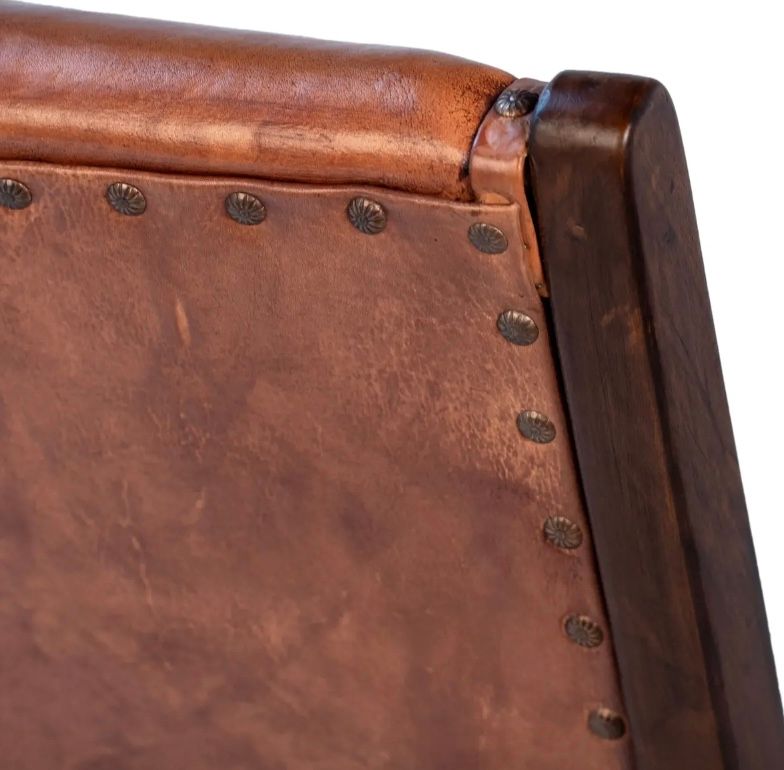 Gibbs Leather Chair-25x31x34