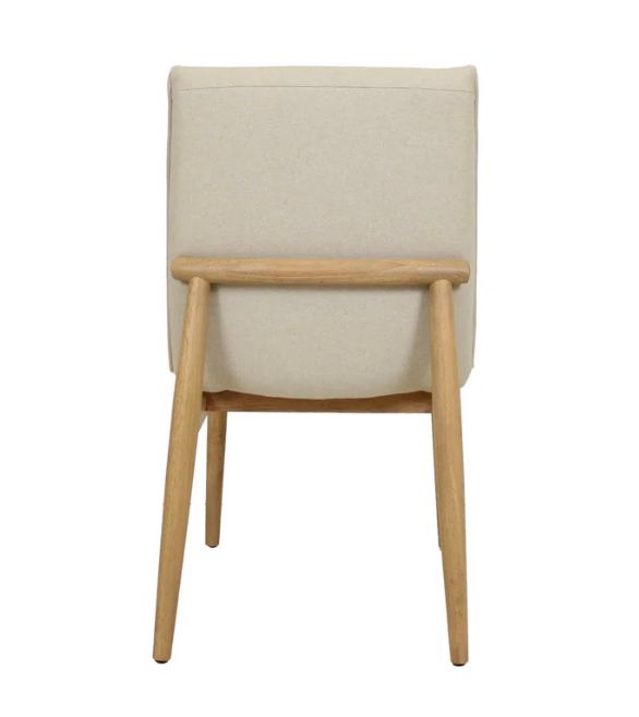 Nueva Dining Chair Beige W: 20.25&quot; | D: 24.5&quot; | H: 35&quot;