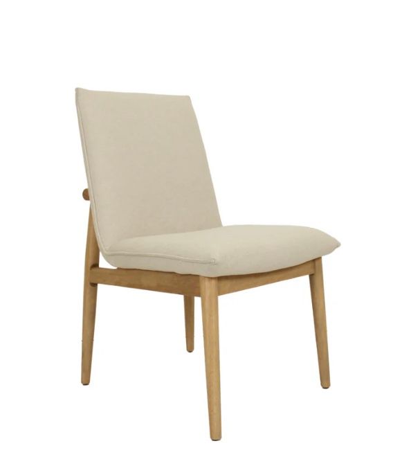 Nueva Dining Chair Beige W: 20.25&quot; | D: 24.5&quot; | H: 35&quot;