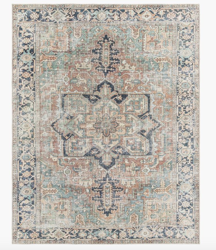 Sukmr- 7&#39;7&quot; x 9&#39;6&quot;  Machine Woven Rug  -Machine Washable  100% Polyester Thickness: 0.16&quot;