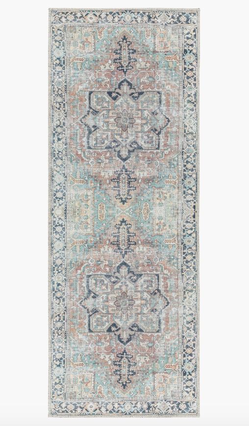 Sukmr-2307 Machine Woven Rug 2&#39;7&quot; x 7&#39;3&quot; Runner Machine Washable  100% Polyester Thickness: 0.16&quot;