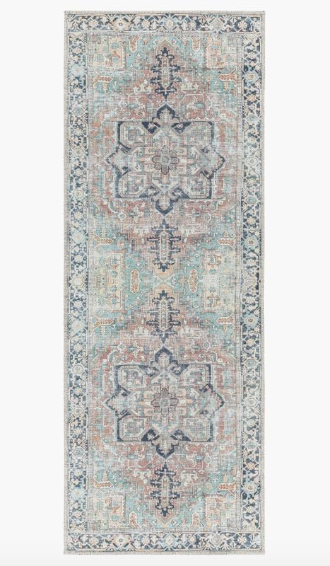 Sukmr-2307 Machine Woven Rug 2&#39;7&quot; x 7&#39;3&quot; Runner Machine Washable  100% Polyester Thickness: 0.16&quot;