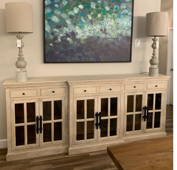 Vincent 105&quot; 6/6 Sideboard-Nat-105x18x44
