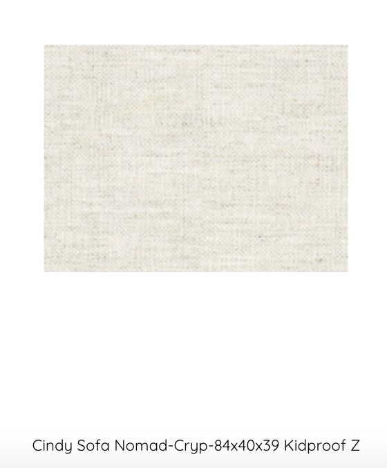 Spring Special Cindy Sofa Nomad-Cryp-84x40x39 No other Discounts