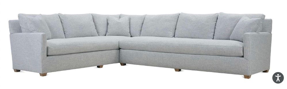 Lilah 2 pc Bench 106&quot; x 110&quot; BU102-28-Latte WP+ KP ( 244-Rs end + 249 Ls end w corner)Grade  X