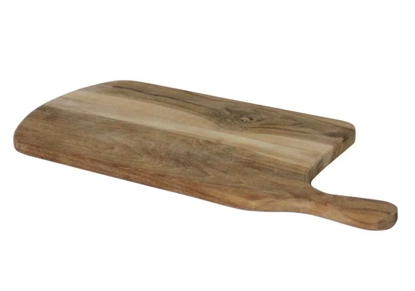 Teak Bread Board With Side Handle  17.5&quot; x7.5&quot;x 0.5&quot;