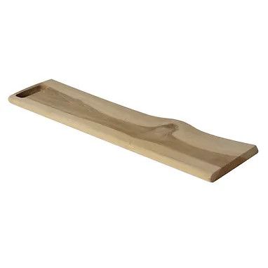 Teak Bread Board Live Edge 19&#39;&#39; x  4&#39;&#39;  x  0.5&quot;