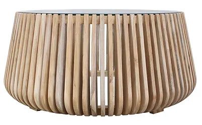 ALDER COFFEE TABLE  W 37&quot;  D  37&quot;  HEIGHT  17&quot;