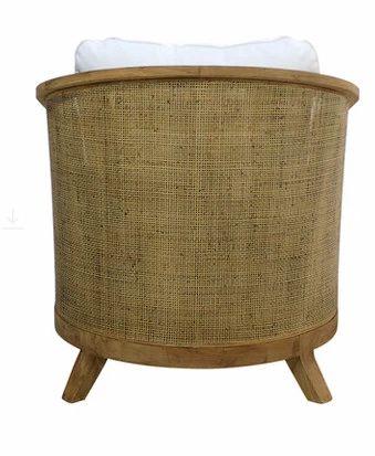 Juliet Chair-Rustic White-28x31x29  As is! No other Discounts