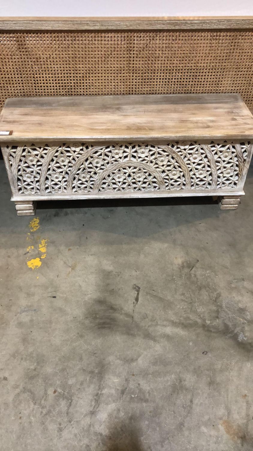 Wood Blanket Box