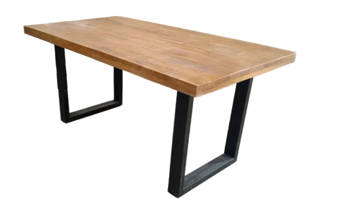 MANGO WOOD RECTANGULAR DINING TABLE 71X35X30