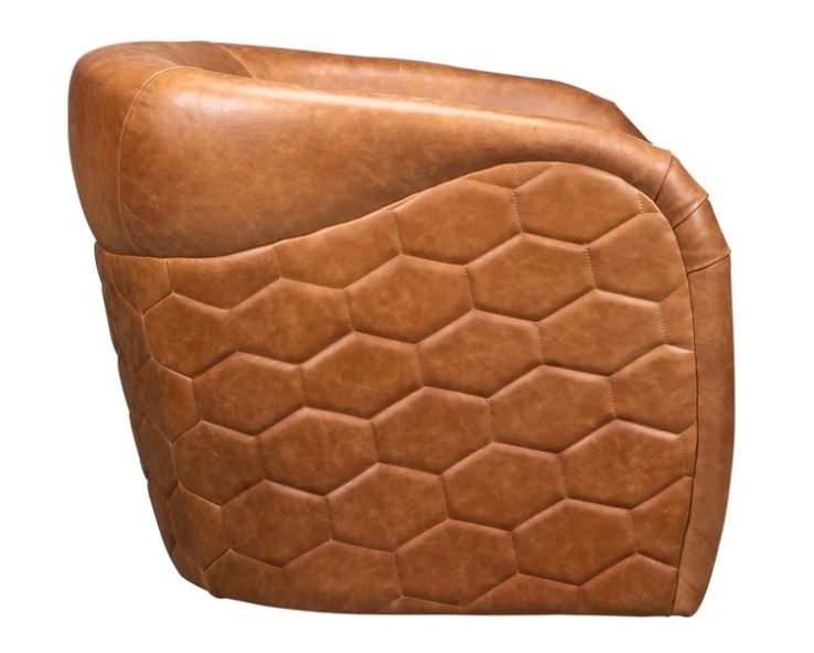 SWIVEL CHAIR Saddlebag Ale W 30.5 H 29.25  D 36  SD 23