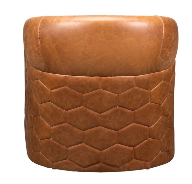 SWIVEL CHAIR Saddlebag Ale W 30.5 H 29.25  D 36  SD 23