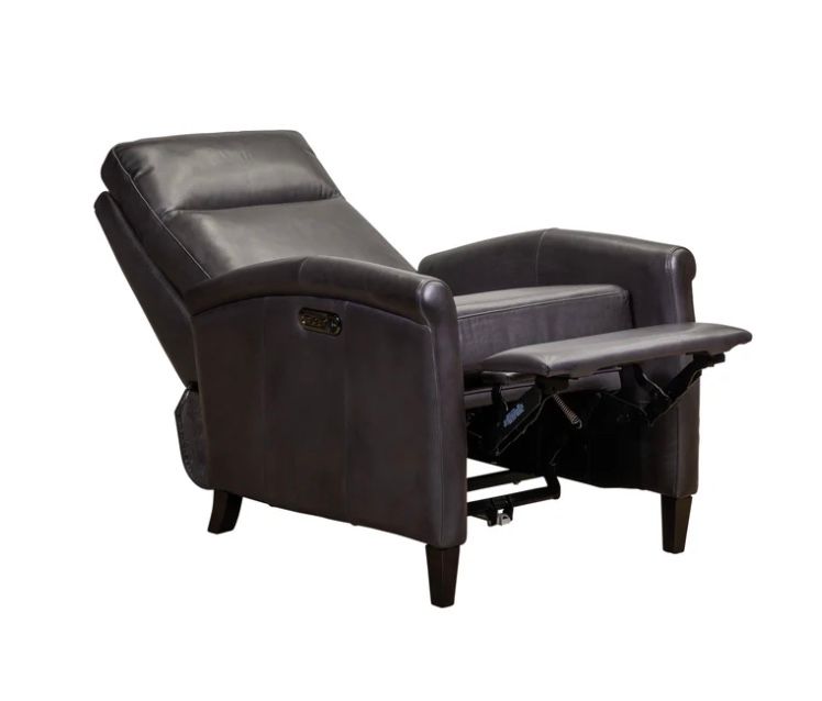 Hanna  Power Recliner W 28.5  H 40.25 D 38.5 Slate W Battery Pk
