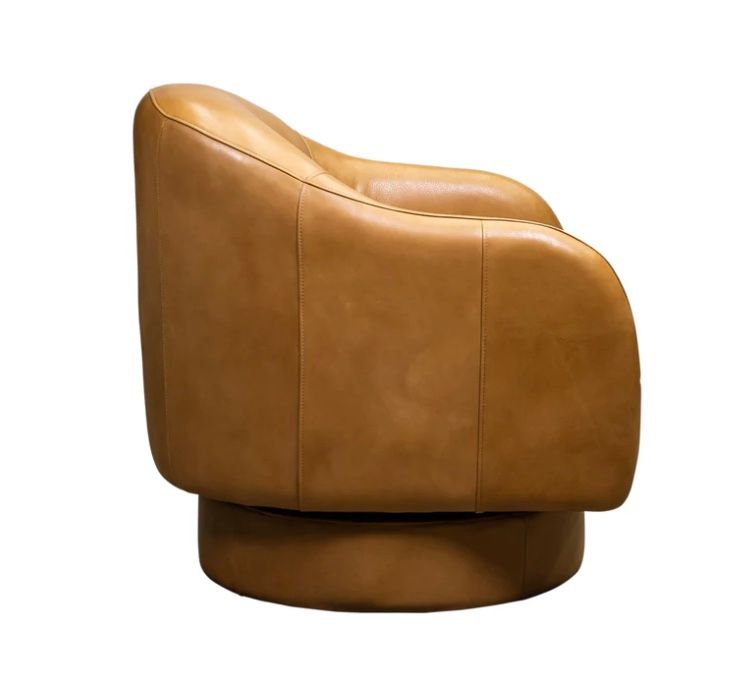HOBOKEN SWIVEL CHAIR REYNOLDS PLATEAU W 29.5  H 32  D 32.5 SD 19