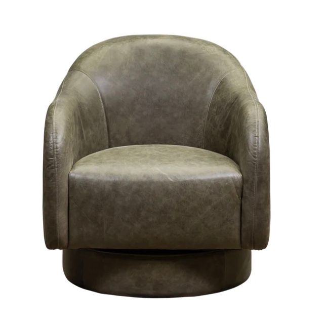 HOBOKEN SWIVEL CHAIR REYNOLDS PLATEAU W 29.5  H 32  D 32.5 SD 19