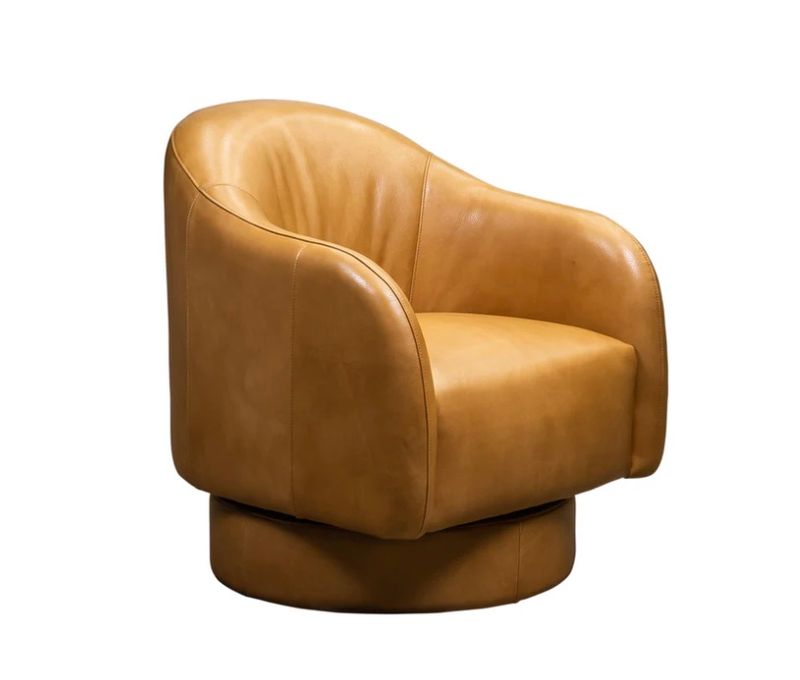 HOBOKEN SWIVEL CHAIR REYNOLDS PLATEAU W 29.5  H 32  D 32.5 SD 19