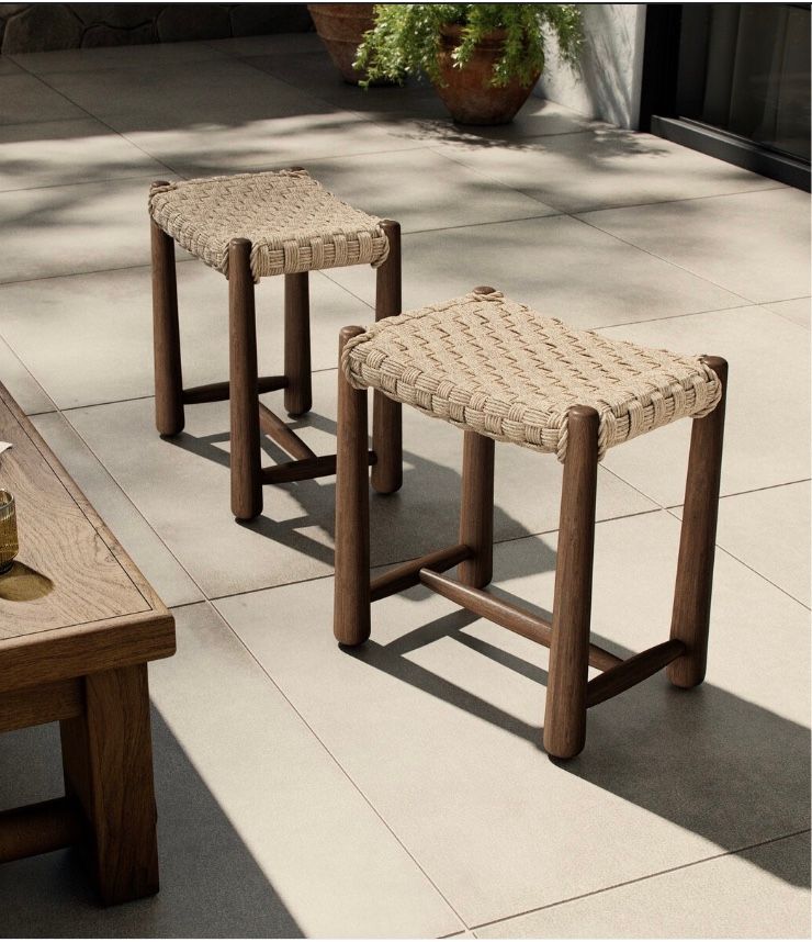 Savey Outdoor Stool 19.25&quot;w x 13.25&quot;d x 20.25&quot;h