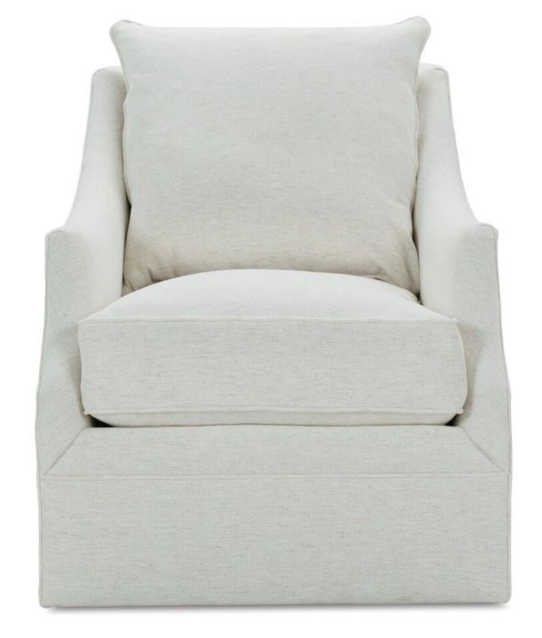 Quick Ship Kori Swivel Glider Chairs- 29L x 37D x 38H  Nomad Snow Express