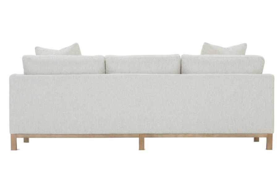 Quick Ship! 99” Boden Sofa -Kid-proof Texture (BU106-19) - Washed Oak Base- Express