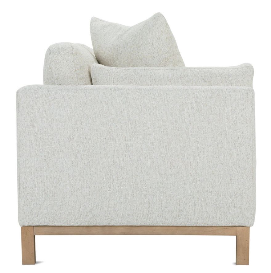 Quick Ship! 99” Boden Sofa -Kid-proof Texture (BU106-19) - Washed Oak Base- Express