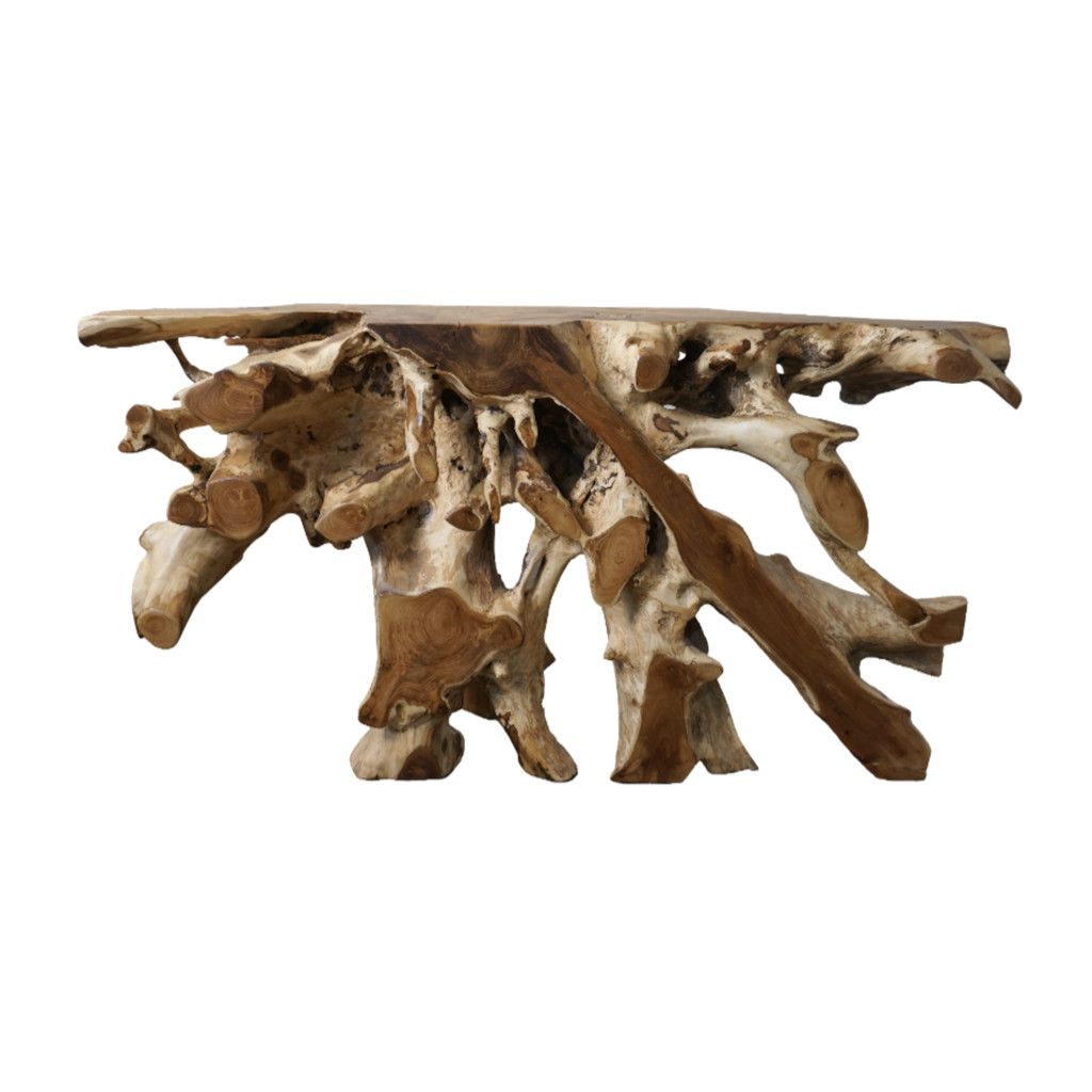 Teak Root Console 59 x 16 x 31.5