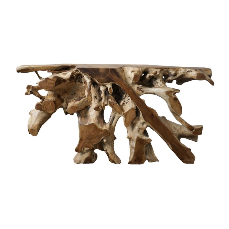 Teak Root Console 59 x 16 x 31.5