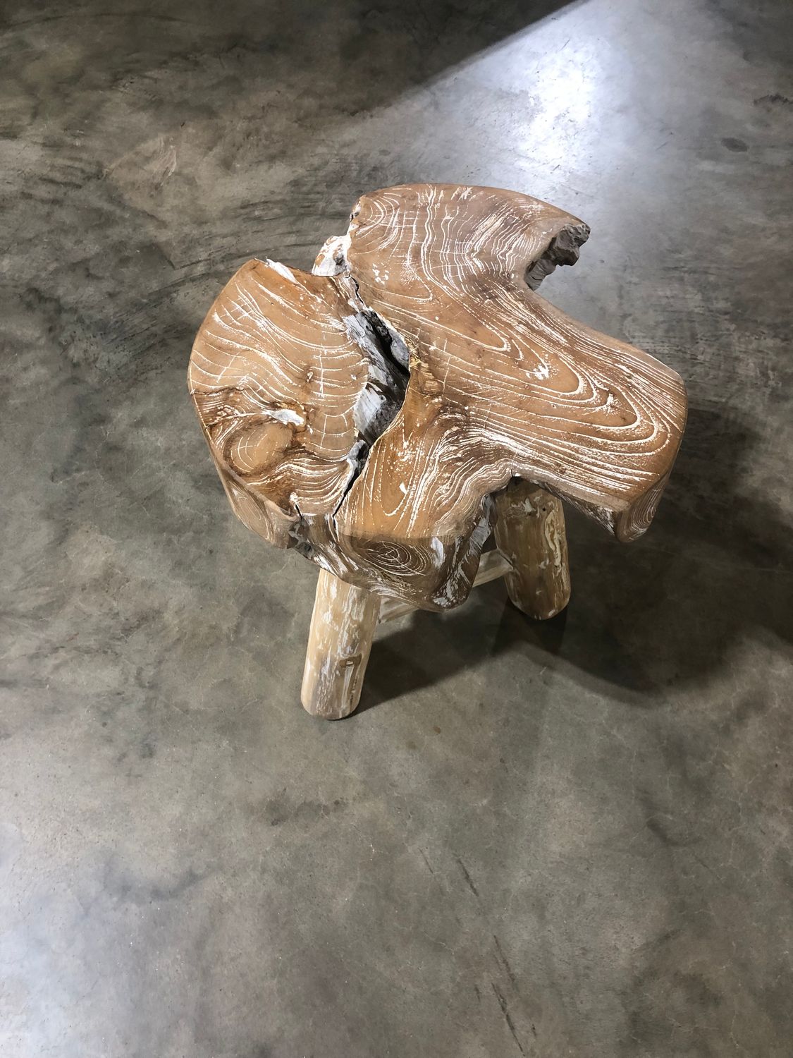 Teakwood Stool 14 x 14 x 16