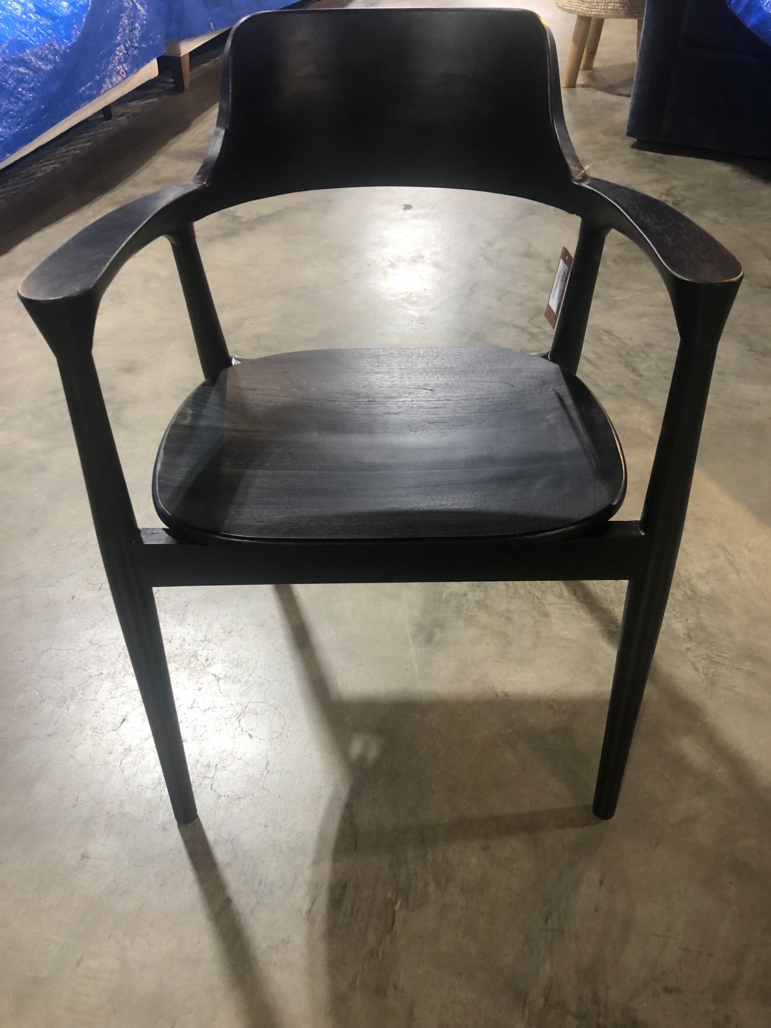 Teak Dining Chair 22.5x19x30.5