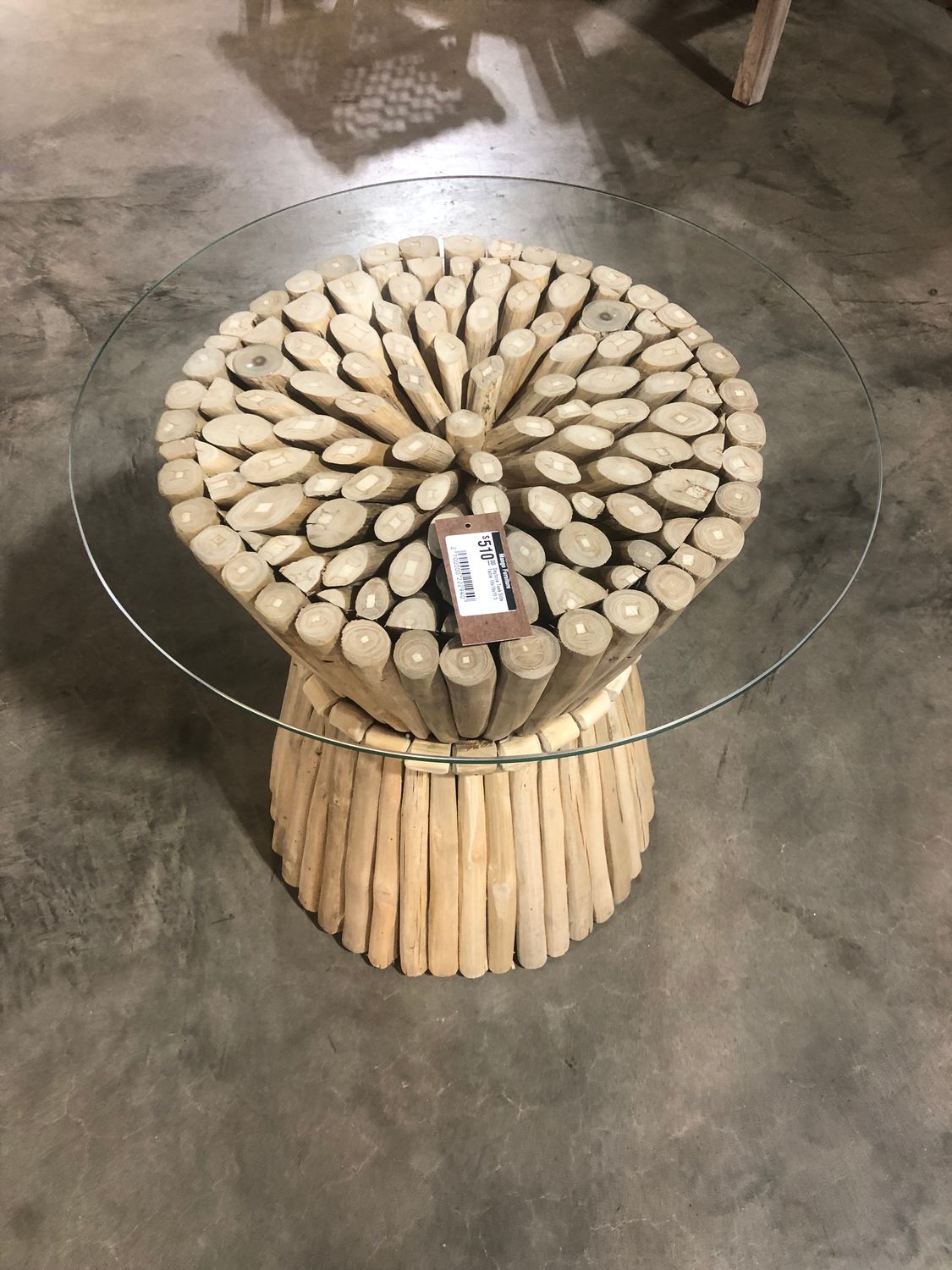 Daytona Teak Side Table 14x14x19.5