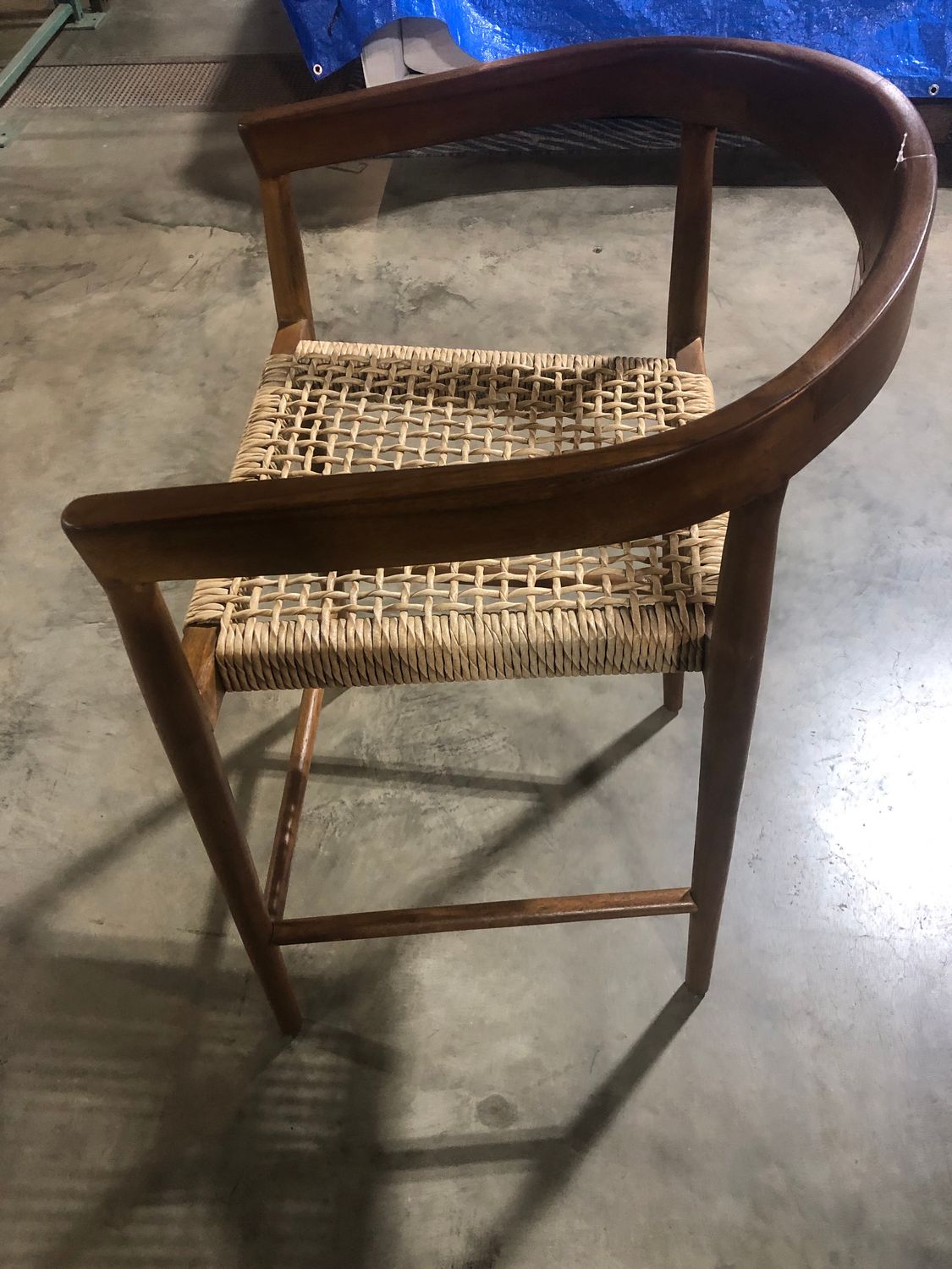 Teak Counter Stool 23x23.5x38 Indoor/outdoor