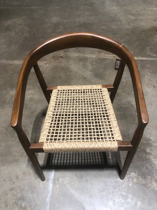 Teakwood Stacking Chair 23x22x30.5 Indoor/Outdoor