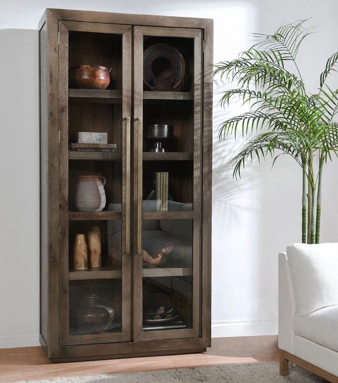 Smith Solid Wood Tall Cabinet 45.00W x 18.00D x 91.00H
