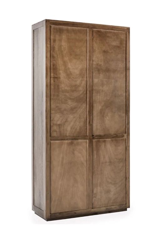 Smith Solid Wood Tall Cabinet 45.00W x 18.00D x 91.00H