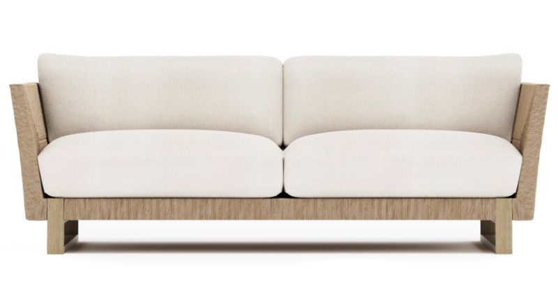 Antigua Outdoor Sofa W: 91.5 in   D: 35.75 in   H: 31.5 in