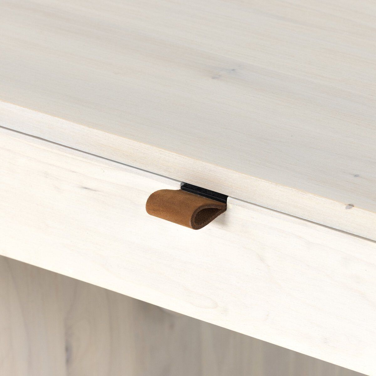 Executive Desk/Dove White Wash Poplar/ 70.00&quot;w x 27.00&quot;d x 30.00&quot;h