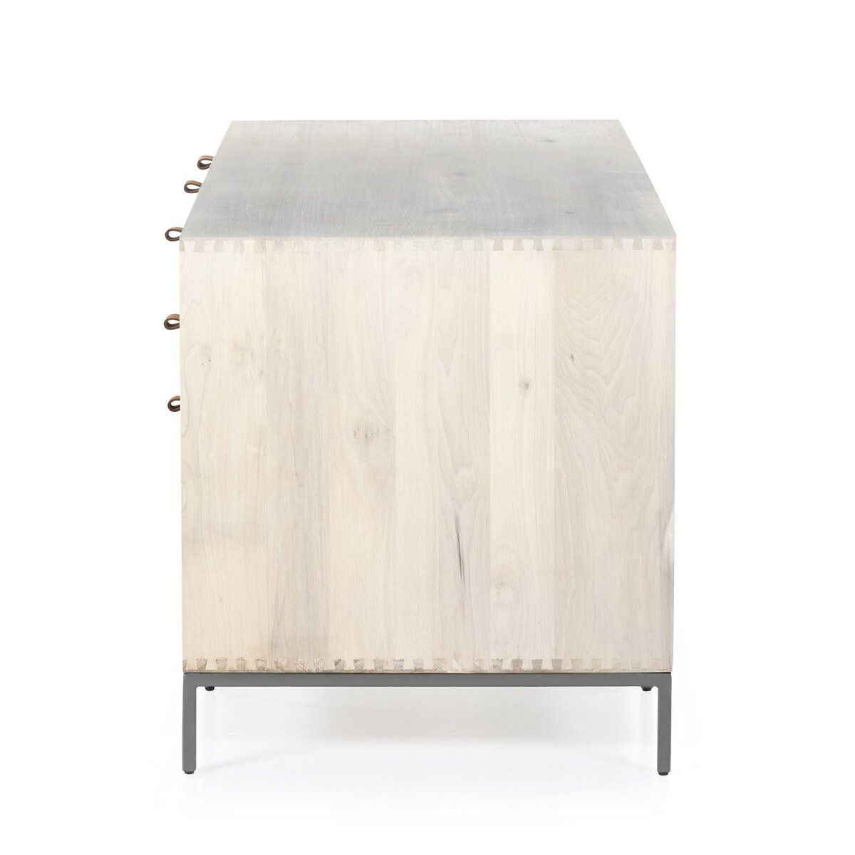 Executive Desk/Dove White Wash Poplar/ 70.00&quot;w x 27.00&quot;d x 30.00&quot;h