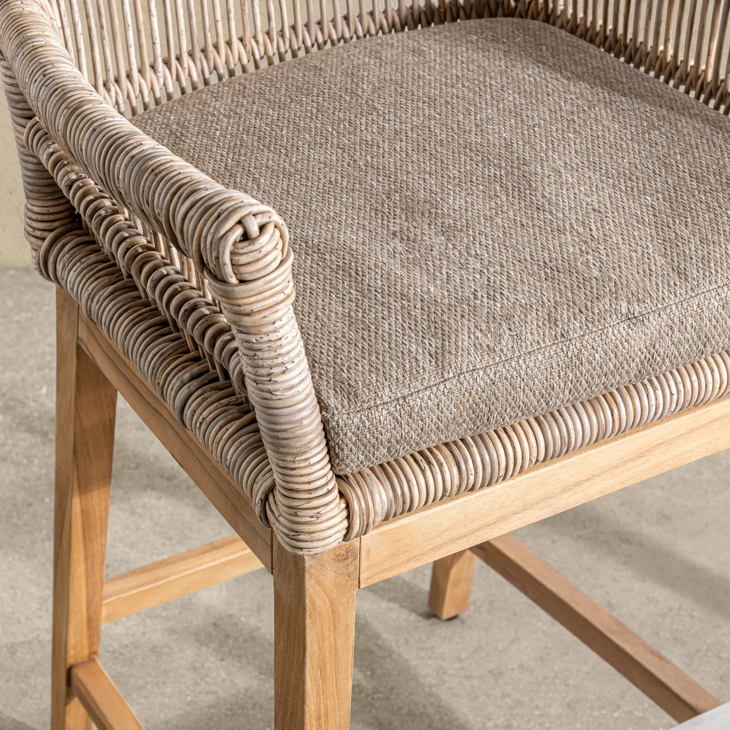 St Mark Outdoor Counter Stool 22.0&quot;W x 23.23&quot;D x 38.78&quot;H ****Currently 1-2 weeks  days ETAIn stock at Manufacturer****