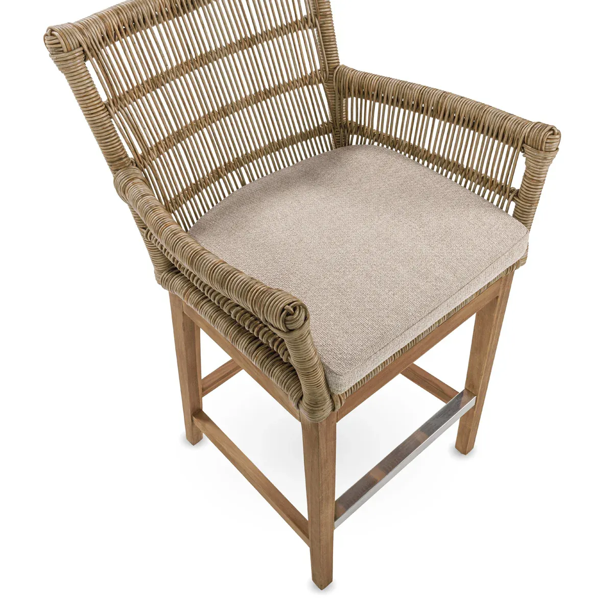 St Mark Outdoor Counter Stool 22.0&quot;W x 23.23&quot;D x 38.78&quot;H ****Currently 1-2 weeks  days ETAIn stock at Manufacturer****