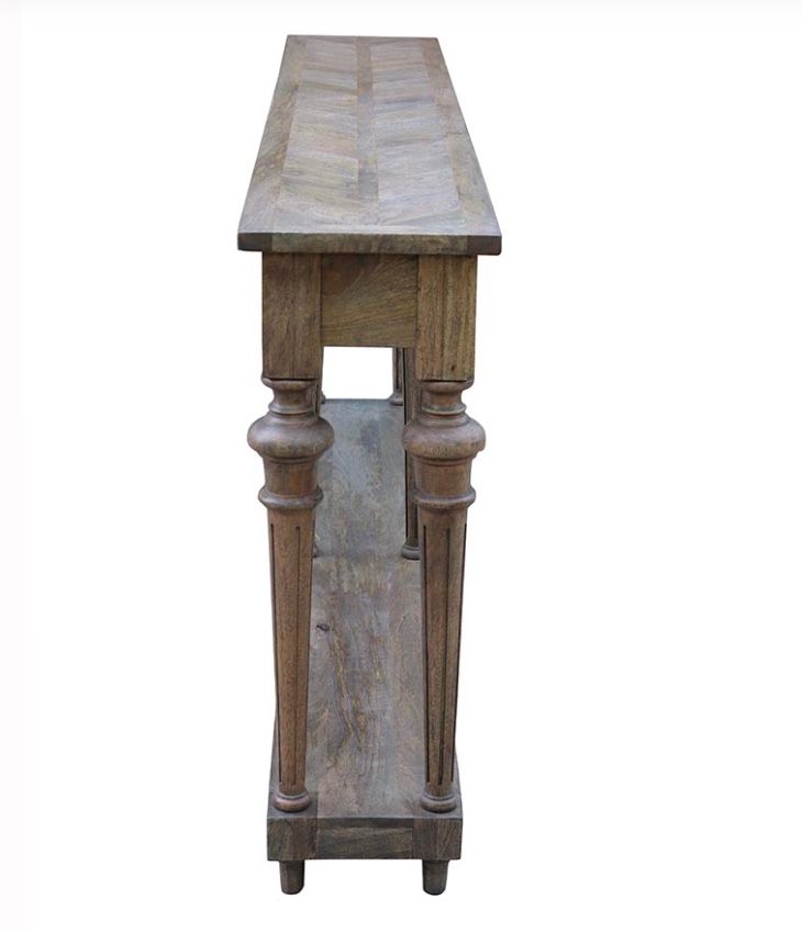 Dark Wash 72″ Console Table (BW) 72&quot;W x 12&quot;D x 35&quot;H