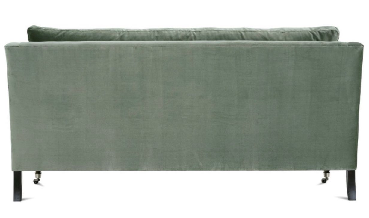 71” Madeline Express Ship Sofa - Antiqued Moss Velvet