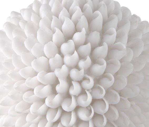 Sphere Orb with Polished Nickel Plated Crystal Base 6 W X 10 H X 6 D (in)